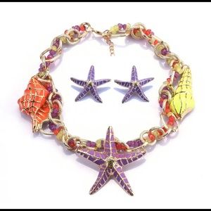 Starfish Necklace Set